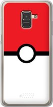 Samsung Galaxy A8 (2018) Hoesje Transparant TPU Case - Pokeball #ffffff