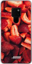 Huawei Mate 20 Hoesje Transparant TPU Case - Strawberry Fields #ffffff