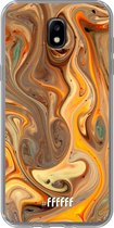 Samsung Galaxy J5 (2017) Hoesje Transparant TPU Case - Brownie Caramel #ffffff