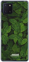Samsung Galaxy Note 10 Lite Hoesje Transparant TPU Case - Jungle Greens #ffffff