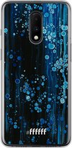 OnePlus 7 Hoesje Transparant TPU Case - Bubbling Blues #ffffff