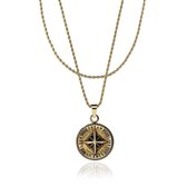 Croyez Jewelry | Compass Gold Layerup | Rope / 55cm / 65cm