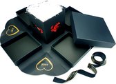 LOVELO®️ Explosion Box 3D - Luxe Geschenkdoos - Giftbox - Cadeau voor Vrouw - Cadeau voor Man - 25 x 25 x 18 cm - Zwart