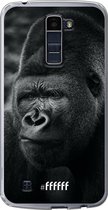 LG K10 (2016) Hoesje Transparant TPU Case - Gorilla #ffffff