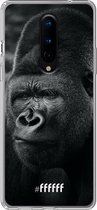 OnePlus 8 Hoesje Transparant TPU Case - Gorilla #ffffff