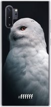 Samsung Galaxy Note 10 Plus Hoesje Transparant TPU Case - Witte Uil #ffffff