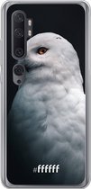 Xiaomi Mi Note 10 Hoesje Transparant TPU Case - Witte Uil #ffffff