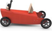 Chou Du Volant | Porteur Quad | houten loopauto jongen / meisje | Loopwagen |Looptrainer |handmade |rood |Educatief speelgoed | Speelgoed 1 jaar | speelgoed 2 jaar |