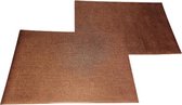Luxery Placemat - Rose goud - 30 x 45 cm - Set van 2