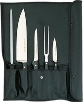 Étui à couteaux en cuir Wüsthof 7370-6 compartiments - Sac à couteaux / sac à couteaux