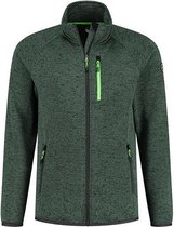 Kjelvik heren fleece vest - Groen - Maat M