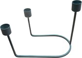 Kandelaar 3 arm groen