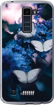 LG K10 (2016) Hoesje Transparant TPU Case - Blooming Butterflies #ffffff