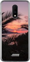 OnePlus 7 Hoesje Transparant TPU Case - Pretty Sunset #ffffff