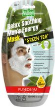 Purederm Gezichtsmasker Green Tea voor Mannen 15 ml