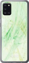 Samsung Galaxy A31 Hoesje Transparant TPU Case - Pistachio Marble #ffffff