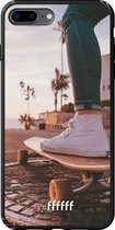 iPhone 8 Plus Hoesje TPU Case - Skateboarding #ffffff