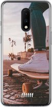 OnePlus 7 Hoesje Transparant TPU Case - Skateboarding #ffffff