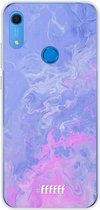 Huawei Y6 (2019) Hoesje Transparant TPU Case - Purple and Pink Water #ffffff