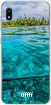 Samsung Galaxy A10 Hoesje Transparant TPU Case - Beautiful Maldives #ffffff