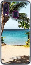 Samsung Galaxy A50 Hoesje Transparant TPU Case - Coconut View #ffffff