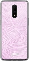 OnePlus 7 Hoesje Transparant TPU Case - Pink Slink #ffffff