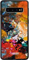 6F hoesje - geschikt voor Samsung Galaxy S10 -  TPU Case - Colourful Palette #ffffff