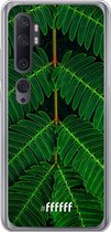 Xiaomi Mi Note 10 Hoesje Transparant TPU Case - Symmetric Plants #ffffff