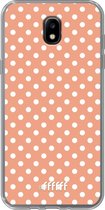 Samsung Galaxy J5 (2017) Hoesje Transparant TPU Case - Peachy Dots #ffffff