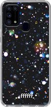 Samsung Galaxy M31 Hoesje Transparant TPU Case - Galactic Bokeh #ffffff