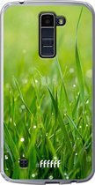 LG K10 (2016) Hoesje Transparant TPU Case - Morning Dew #ffffff