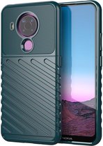 Nokia 5.4 Hoesje Thunder Series Back Cover TPU Groen