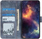 OnePlus 9 Pro Hoesje met Pasjes Book Case Portemonnee Blauw