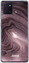 Samsung Galaxy Note 10 Lite Hoesje Transparant TPU Case - Purple Marble #ffffff