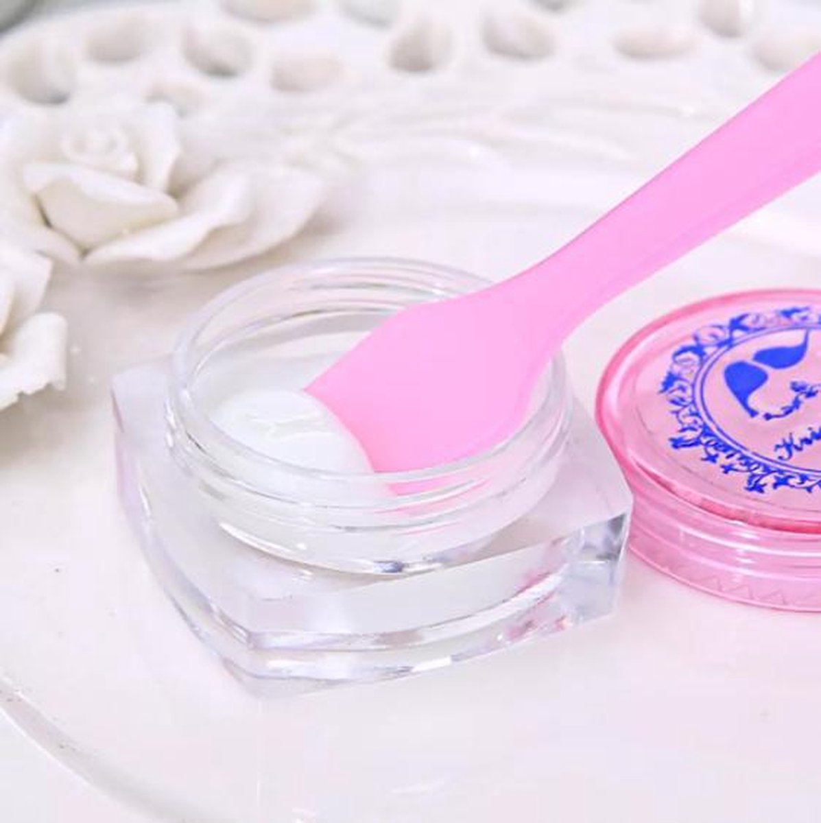 Goedkoopste 10 Stuks - Cosmetische spatels - Crème - Make-up stokjes - Face mask - Herbruikbare - Make up gadgets - Roze - Smeerspatels voor make up - Gezichtsmasker - Stokjes - Maskerkwast