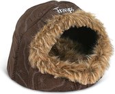 Tramps Twilight Igloo Bed - Beige/Bruin - S - 41 x 41 x 30 cm