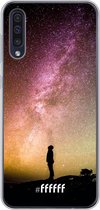 Samsung Galaxy A50 Hoesje Transparant TPU Case - Watching the Stars #ffffff