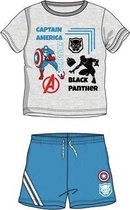 Marvel The Avengers 2-delige set / sportset - grijs/blauw - maat110/116 (6 jaar)