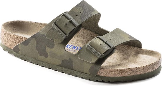 Birkenstock Arizona BF Desert Soil Camo Green Regular Heren Slippers -  Khaki - Maat 44 | bol.com