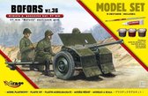 1:35 Mirage Hobby 835061 37mm 'BOFORS' wz 36 anti tank gun Plastic kit