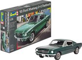 1:24 Revell 07065 1965 Ford Mustang 2+2 Fastback Plastic Modelbouwpakket