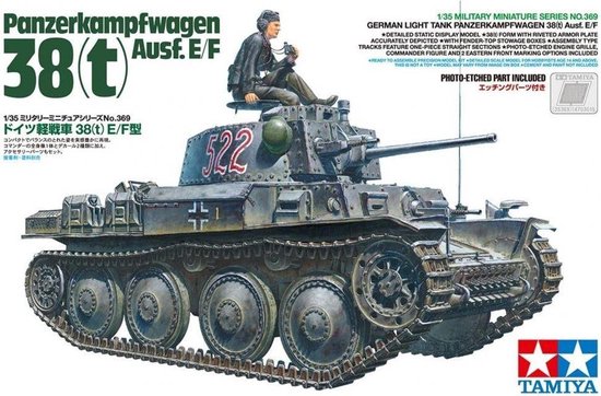 Onnauwkeurig Bowling Chromatisch Panzerkampfwagen 38t Ausf E/F - Tamiya modelbouw pakket 1:35 | bol.com