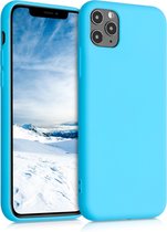 kwmobile telefoonhoesje voor Apple iPhone 11 Pro Max - Hoesje voor smartphone - Back cover in ijsblauw