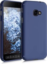 kwmobile telefoonhoesje voor Samsung Galaxy Xcover 4 / 4S - Hoesje voor smartphone - Back cover in bosbesblauw
