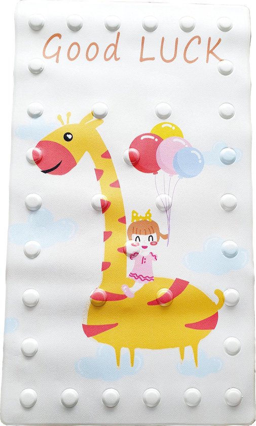 geur Mok Giraffe Antislip badmat kind - Anti-slip badmat baby - Giraf | bol.com