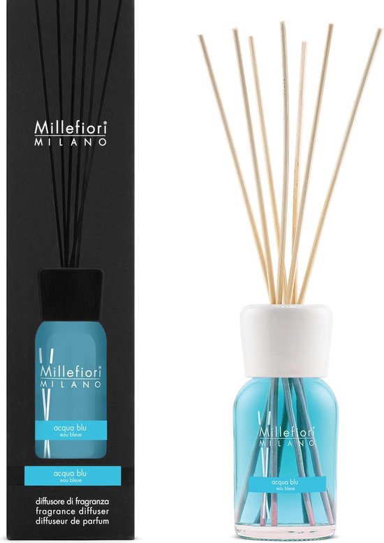 Millefiori Milano Geurstokjes 100 ml - Acqua Blu