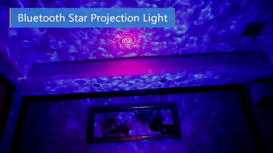 LED Projecteur Lumière Starry Sky Star Bluetooth Musique Veilleuse