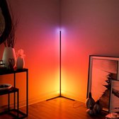 Stijlvolle moderne vloerlamp - 140 CM RGB - Hoeklamp - Diverse programma's - Dimbaar - Kleur instelbaar