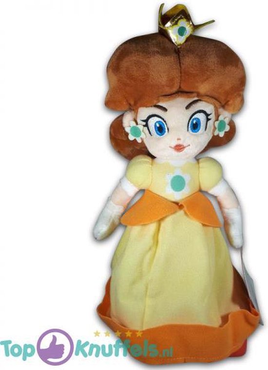 Daisy Super Mario Princess Pluche Knuffel 43 cm + Super Mario Sticker! |  Mario Luigi... | bol.com