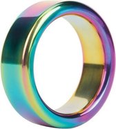 MALESATION - Cockring rainbow edelstaal - 16 mm hoog 38 mm diameter
